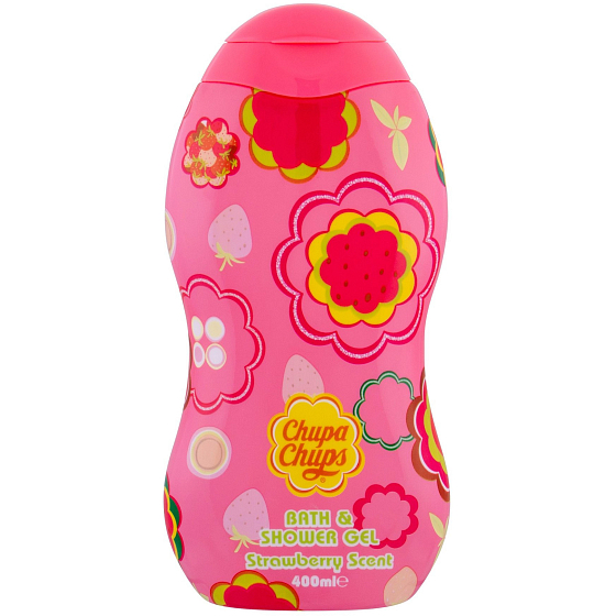 Chupa Chups Strawberry Scent - Strawberry shower gel 400 ml