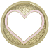 Yankee Candle Pastel Romance Illuma Folk Fancy Metal Ring for Medium and Large Scented Candles Classic 8.5 x 3 cm