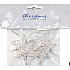 Hinge metal star silver for hanging 4 pieces