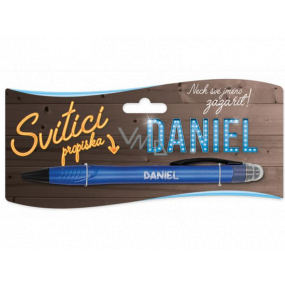 Nekupto Glowing pen named Daniel, touch tool controller 15 cm
