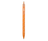 Spoko Flora ballpoint pen, orange, blue ink, 0.5 mm