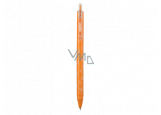 Spoko Flora ballpoint pen, orange, blue refill, 0.5 mm