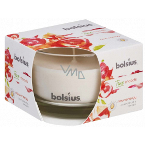 Bolsius True Scents New Energy - New energy scented candle in 90 x 63 mm glass