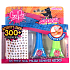 Bo-Po Supergal nail polish peeling blue 2.5 ml + nail polish peeling light green 2.5 ml + nail stickers, cosmetic set for children
