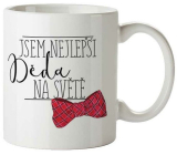 Bohemia Gifts I am the best grandpa in the world ceramic mug with picture 350 ml