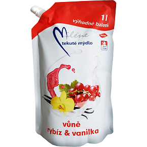 Miléne Currant and Vanilla Liquid Soap, Refill, 1 L