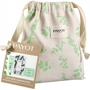 Payot Kit Maskné Morning Teens Dream Masque Purifying Cleansing Mask against imperfections 19 ml + Pate Grise Jour daily mattifying non-greasy purifying gel 30 ml + Pate Grise Papiers Matifiants mattifying papers 50 pieces + pouch, cosmetic set 2022