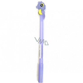 Albi Liner rubber pen with black refill, purple Seahorse 17 cm