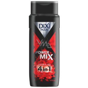 Dixi Men 4in1 Power Mix shower gel for men 400 ml