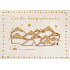 Albi Wooden money pocket Love carries mountains 24 x 18 x 0,9 cm