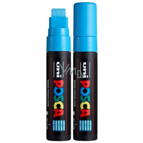 Posca Universal acrylic marker with extra wide, straight tip 15 mm Light blue PC-17K