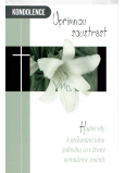 Nekupto Condolence Lilies 115 x 170 mm