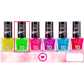 My Easy Paris 10Days Efecto Gel Fluorescent Gel Nail Lacquer 002 Green 15 ml