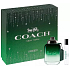 Coach Green eau de toilette 60 ml + eau de toilette 7,5 ml miniature, gift set for men