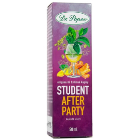 Dr. Popov Student After party herbal drops to help physical and mental recovery 50 ml