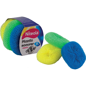 Niteola Colorka plastic scouring pad 3 pcs