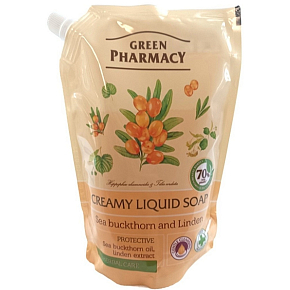 Green Pharmacy Sea Buckthorn and Lime Liquid Soap Refill 460 ml