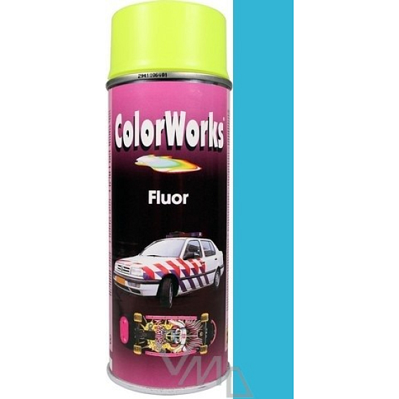 Color Works Fluor 918544 blue nitrocellulose varnish 400 ml