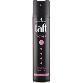 Taft Power Cashmere, hair spray mega strong hold, hold strength 5, 250 ml Taft Power Cashmere, hair spray mega strong hold, hold strength 5, 250 ml