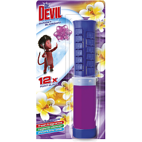 Dr. Devil 3v1 Point Block WC Block in Tube Sunset Blossom, 75 ml