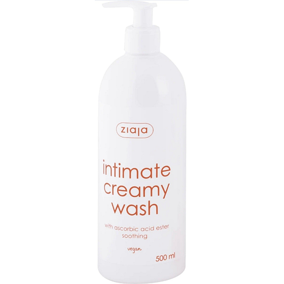 Ziaja Intima Ascorbic Acid Creamy Intimate Hygiene Against Irritation 500 ml