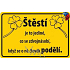 Nekupto Humorous Sign Happiness 15x10 cm 1 piece