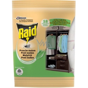 Raid Green Tea Anti-moth bags 18 pieces