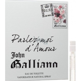 John Galliano Parlez-Moi d Amour Eau de Toilette for Women 1.5 ml with spray, vial