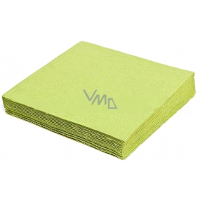 Gastro Paper napkins 2 ply 33 x 33 cm 50 pieces colored light green