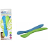 EP Line Oogaa Baby silicone spoon green, blue 2 pieces, recommended age 4m++