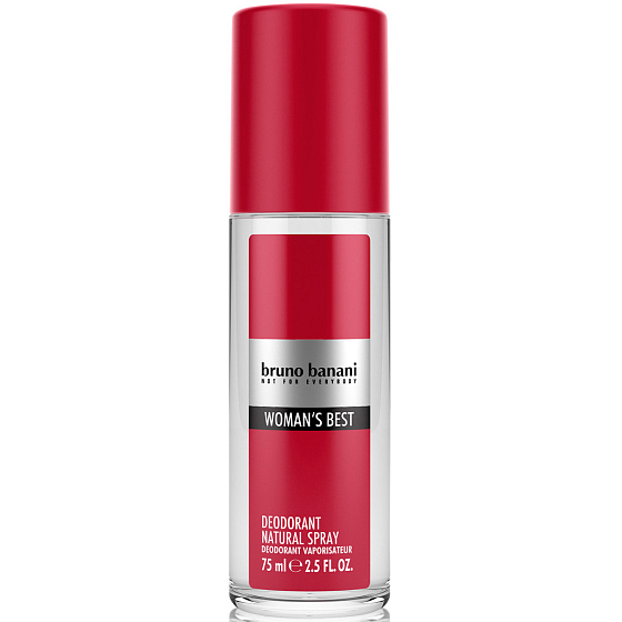 Bruno Banani Best perfumed deodorant glass for women 75 ml