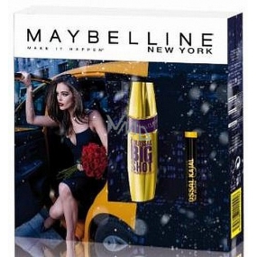 Maybelline Collosal Big Shot Volum Express Mascara Black 9.5 ml + Colossal Kajal 12h eye pencil Extra Black 0.25 g, cosmetic set