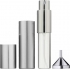 Perfume bottle with spray refillable of different colors 8575