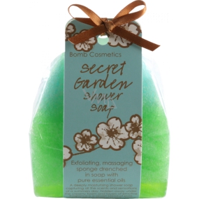Bomb Cosmetics Mysterious Garden - Secret Garden shower massage soap 140 g