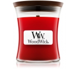 WoodWick Pomegranate - Pomegranate scented candle with wooden wick and lid glass medium 275 g