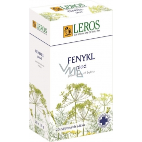 Leros Fennel fruit herbal tea for digestion, proper bowel activity, breast milk production 20 x 1.5 g