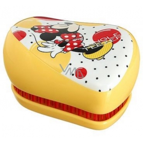 Tangle Teezer Compact Professional compact hair brush, Disney Minnie Mouse Yellow