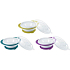 Nuk Easy Learning children's bowl with 2 lids and suction cup 1 piece in a package, various colors