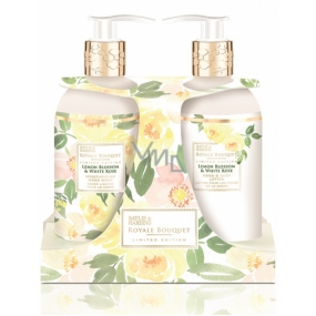 Baylis & Harding Lemon Flowers and White Rose Liquid Soap 300 ml + Hand Lotion 300 ml