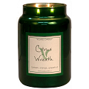 Village Candle Citrus Wreath - Citrus Wreath scented candle in glass 2 wicks 602 g