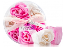 Rose-rose white-pink soap 3670