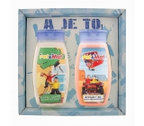 Bohemia Gifts Kids Pat and Mat - Mechanics Strawberry shower gel 250 ml + hair shampoo 250 ml, for children cosmetic set