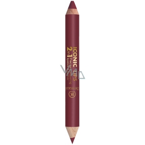 Dermacol Iconic Lips 2-in-1 Lipstick and Lip Liner No.06 10 g