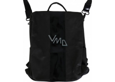 Albi Eco backpack and handbag made of washable paper Black 33 x 25 x 11 cm
