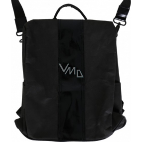 Albi Eco backpack and handbag made of washable paper Black 33 x 25 x 11 cm