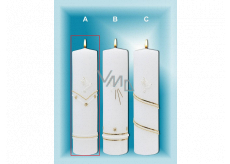 Lima Church baptismal candle No. 1026 Type A 50 x 210 mm 1 piece