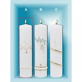 Lima Church baptismal candle No. 1026 Type A 50 x 210 mm 1 piece