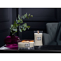 WoodWick Coconut & Tonka - Coconut and tonka beans scented candle with wooden wide wick and lid glass boat 453 g