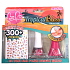 Bo-Po Tropical Bliss nail polish peeling stars 2.5 ml + peeling nail polish dark pink 2.5 ml + nail stickers, cosmetic set for children