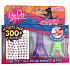 Bo-Po Supergal peeling nail polish purple 2.5 ml + peeling nail polish light green 2.5 ml + nail stickers, cosmetic set for children